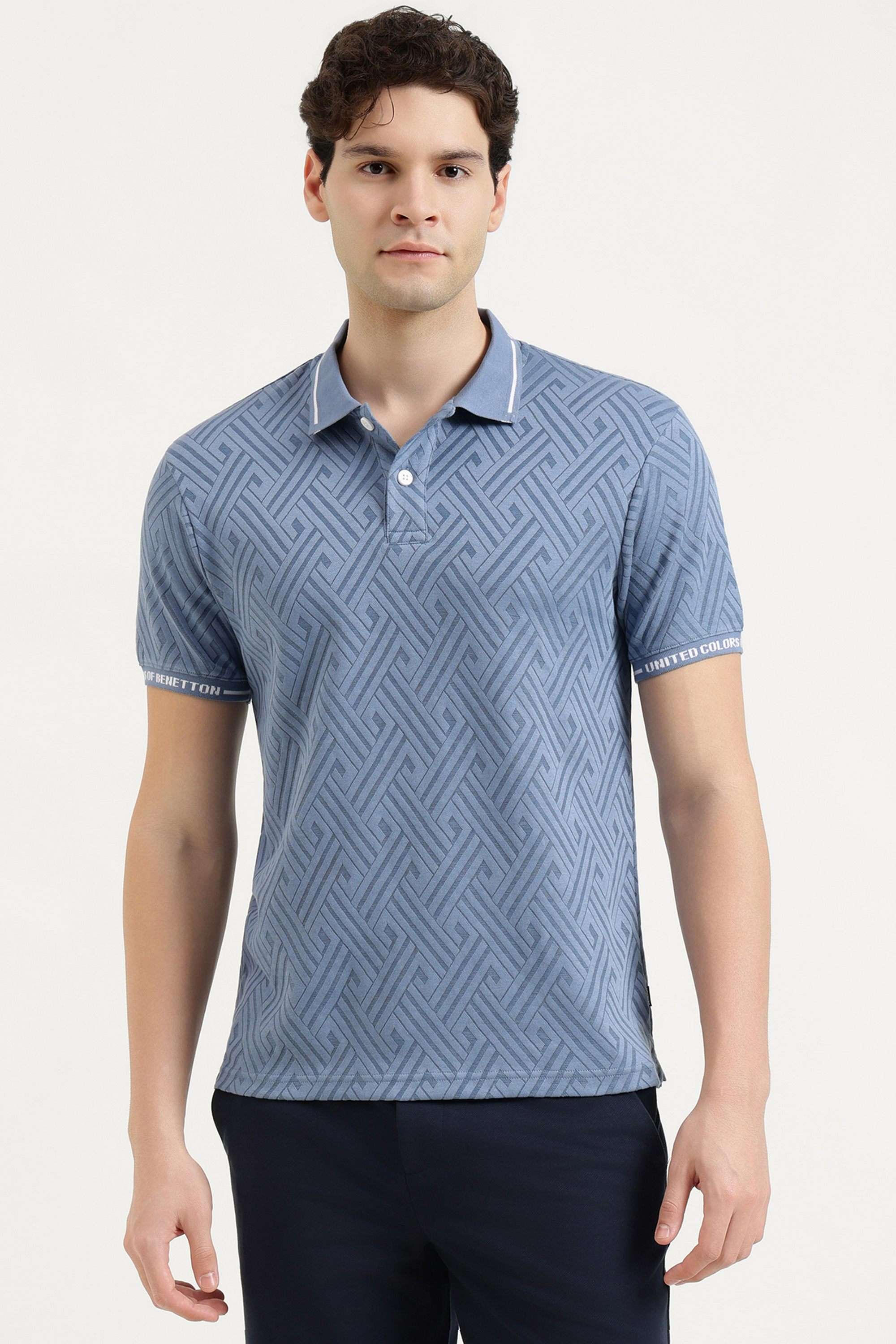 Printed-Cotton-Blend-Polo-Men-s-T-Shirt