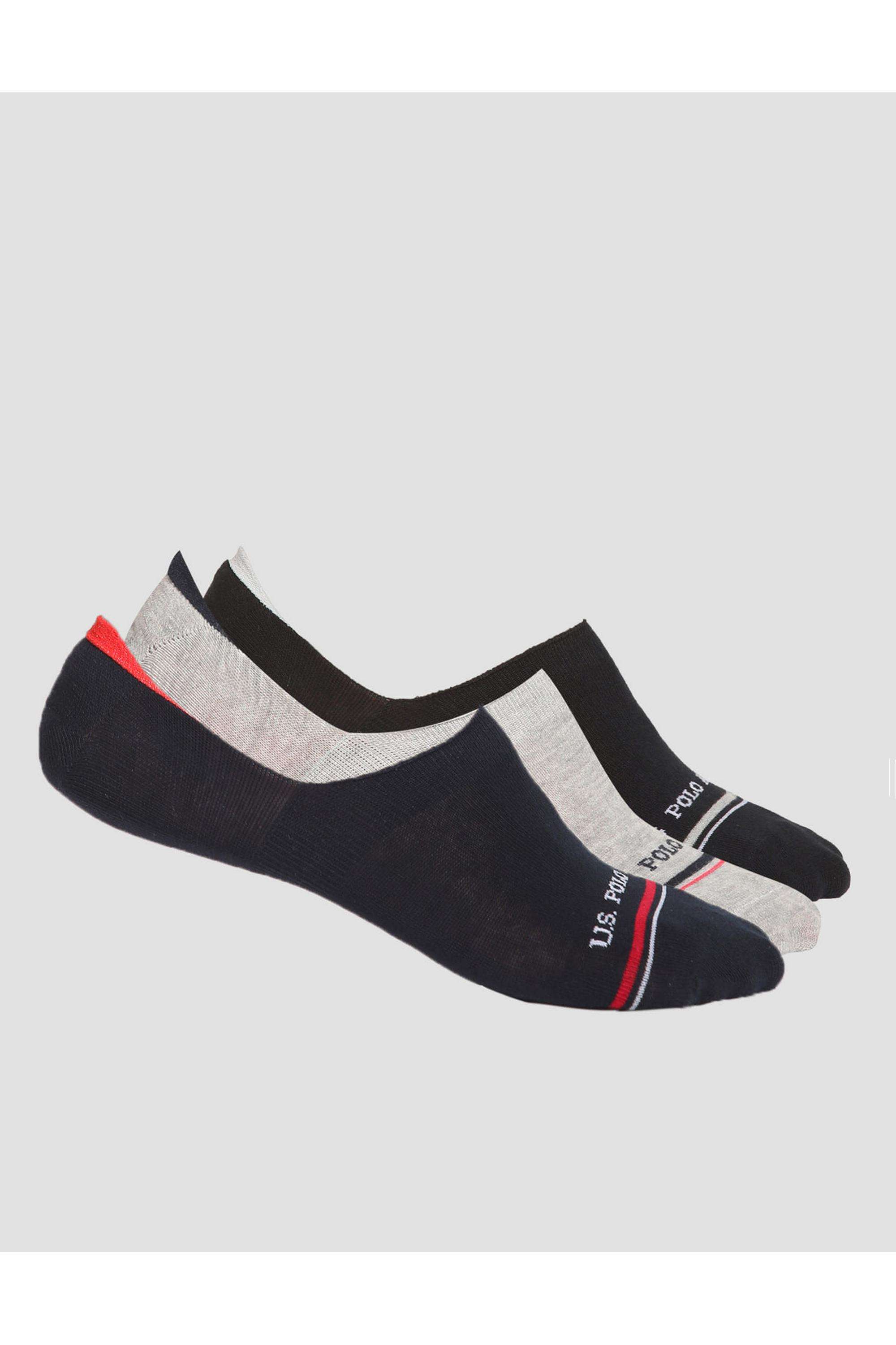 Solid-Cotton-Men-s-Socks---Pack-of-3