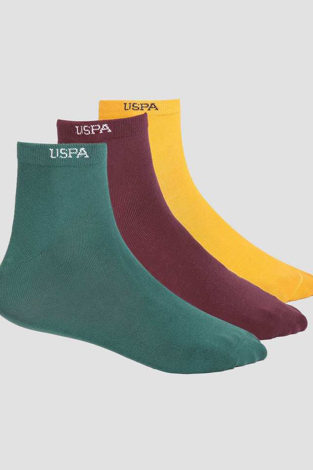 Solid-Cotton-Men-s-Socks---Pack-of-3