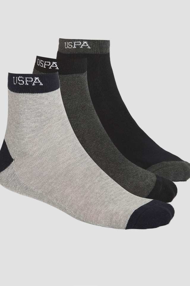 Solid-Cotton-Men-s-Socks---Pack-of-3