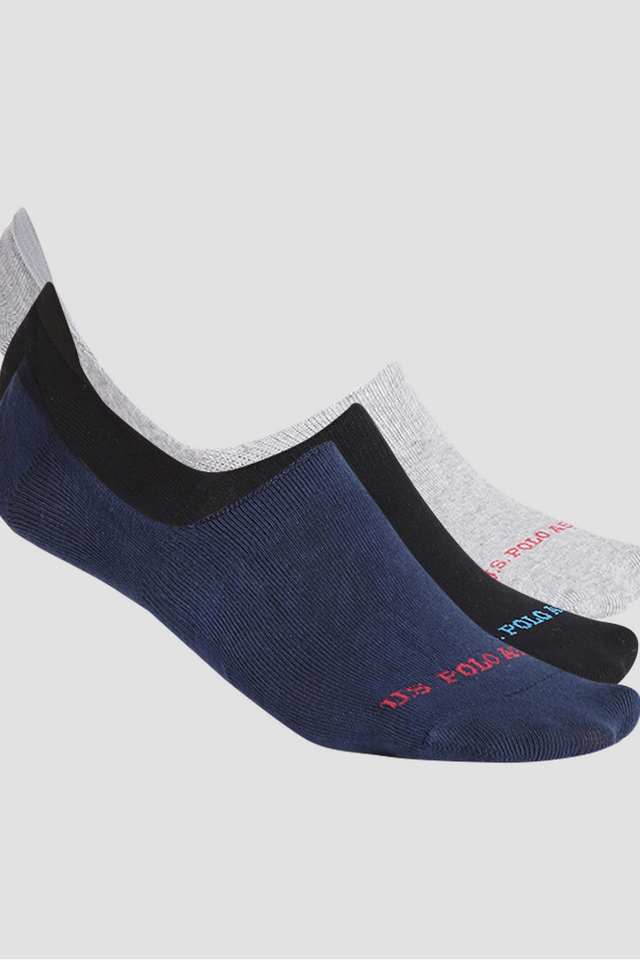 Solid-Cotton-Men-s-Socks---Pack-of-3