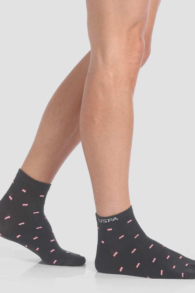 Solid-Cotton-Men-s-Socks---Pack-of-3