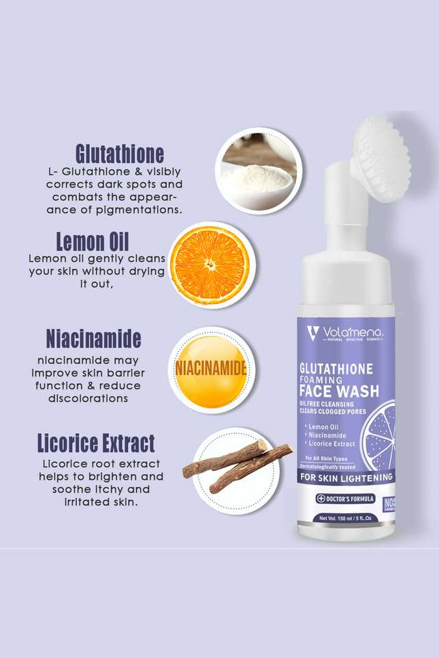 Buy Volamena nocolor Volamena Glutathione Foaming Face Wash