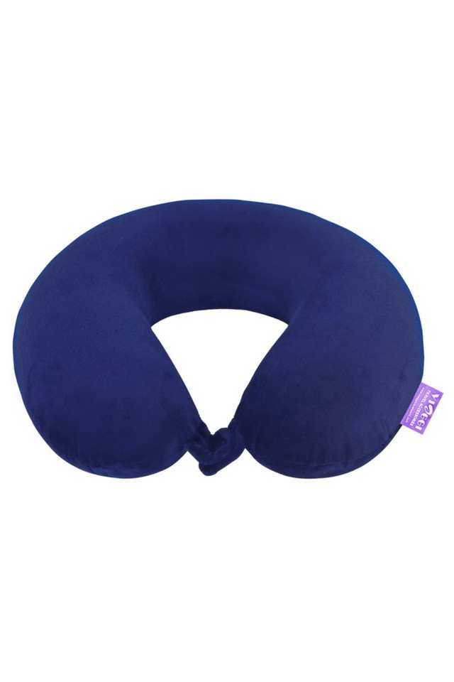 U-Shape-Memory-Foam-Travel-Neck-Pillow---Navy-Blue
