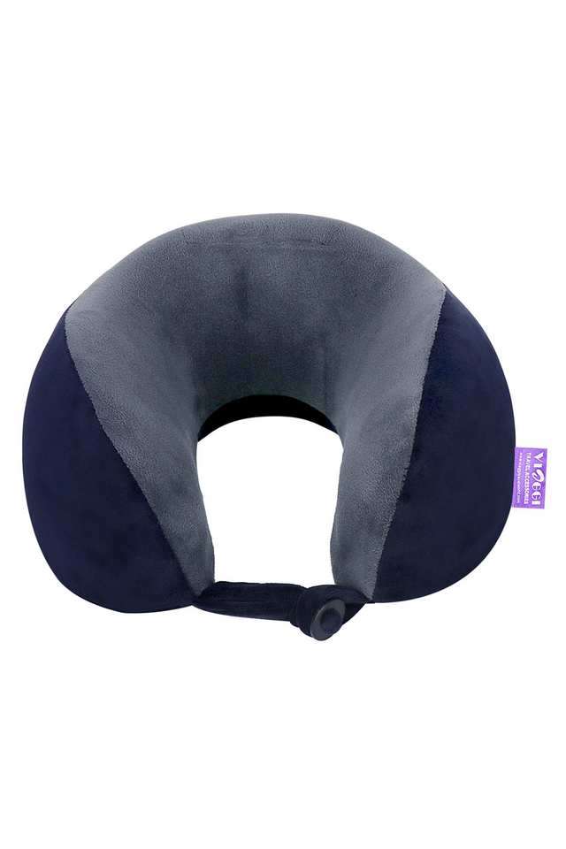 U-Shape-Super-Soft-Memory-Foam-Travel-Neck-Pillow-for-Neck-Pain-Relief-Cervical-Orthopedic-Use-Comfortable-Neck-Rest-Pillow---Navy-Grey