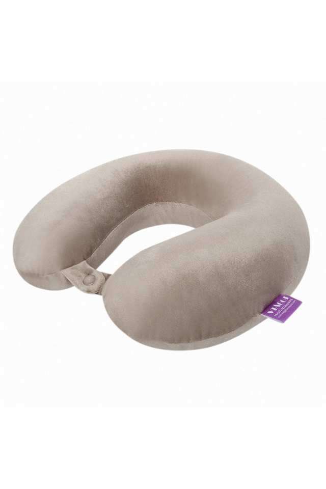Round-Memory-Foam-Travel-Neck-Pillow---Khaki