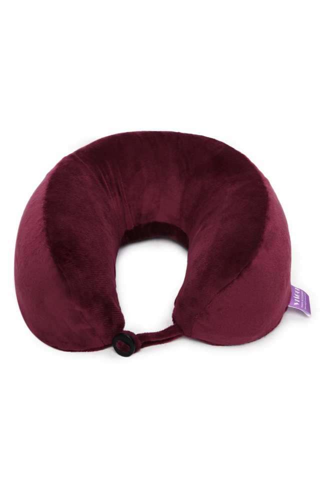 U-Shape-Super-Soft-Memory-Foam-Travel-Neck-Pillow---Grape