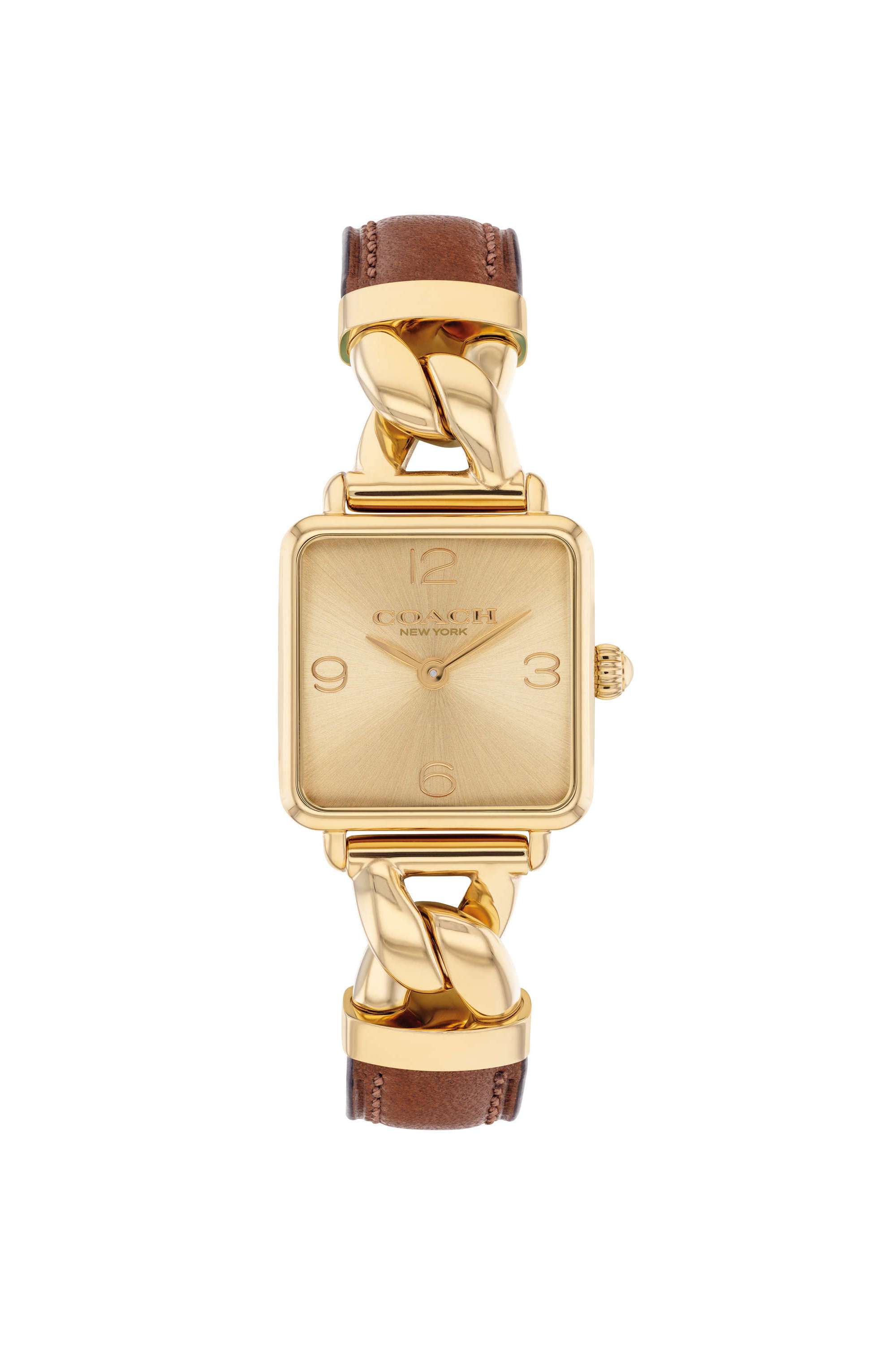 Cass-Quartz-Basic-Mini-Gold-Square-Dial-Women-s-Watch---14504555