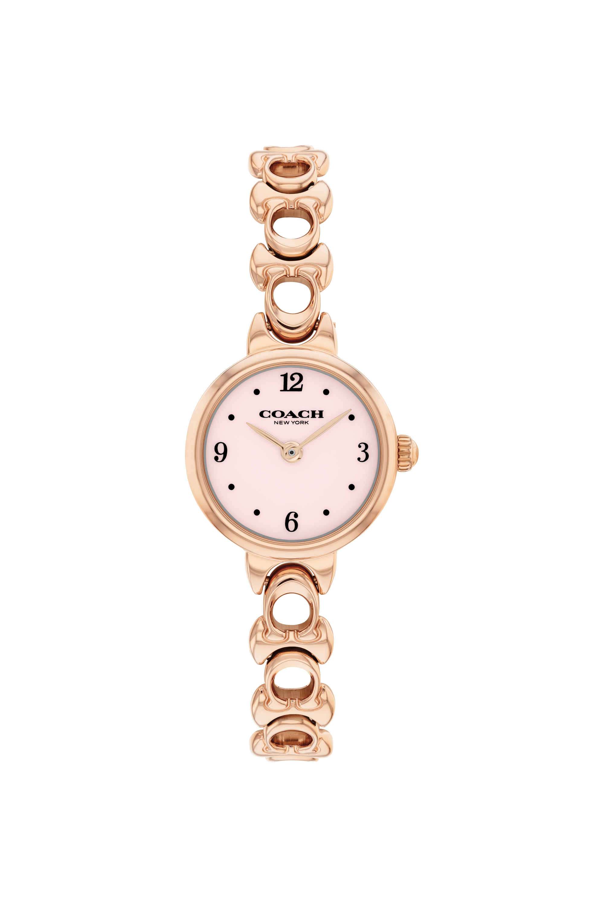 Iris-22.5-mm-Pink-Dial-Stainless-Steel-Analogue-Watch-For-Women---14504652