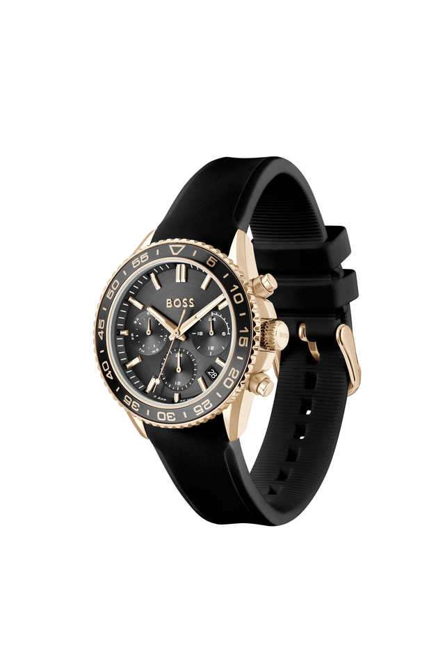 Runner-38-mm-Black-Dial-Silicone-Analogue-Watch-For-Women---1502753