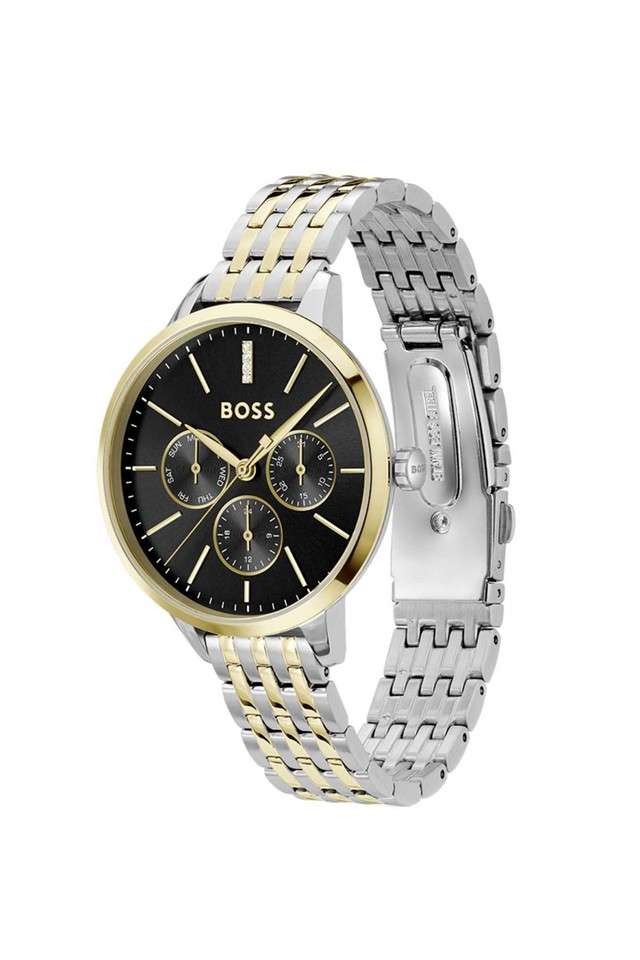 Buy Hugo Boss NoColour Symphony Le multi-function Black Round Dial