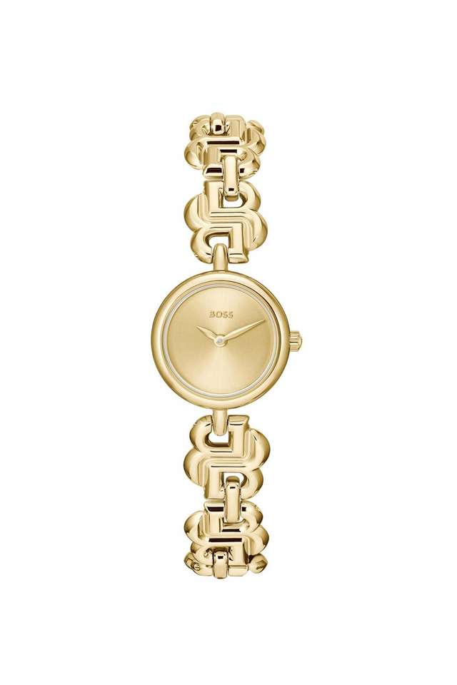 Double-B-Dressy-Quartz-Basic-Slim-Thin-Gold-Round-Dial-Women-s-Watch---1502794