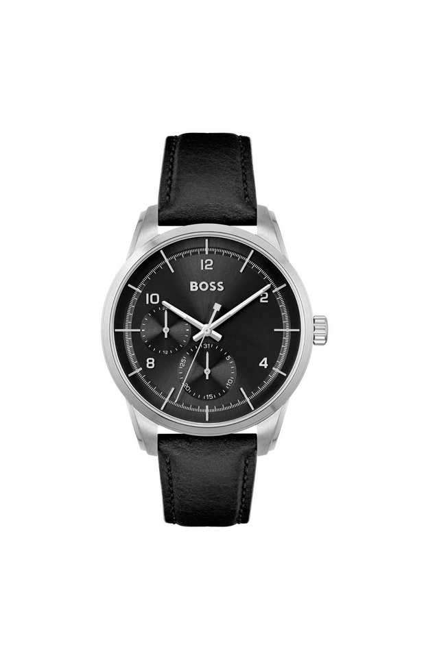 Sophio-Black-Dial-Leather-Analog-Watch-For-Men