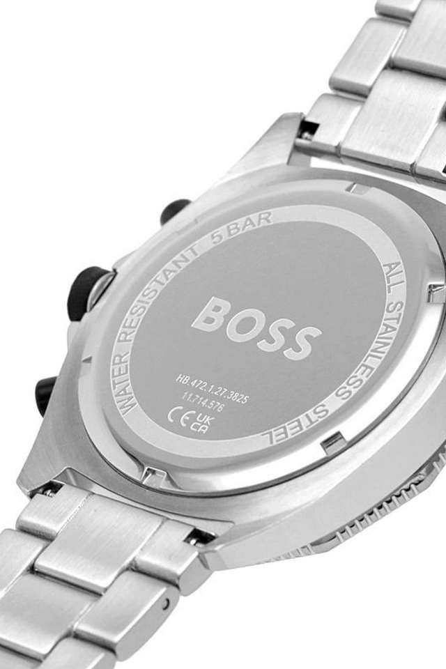 Buy BOSS NoColour Energy 44 mm Black Dial Stainless Steel