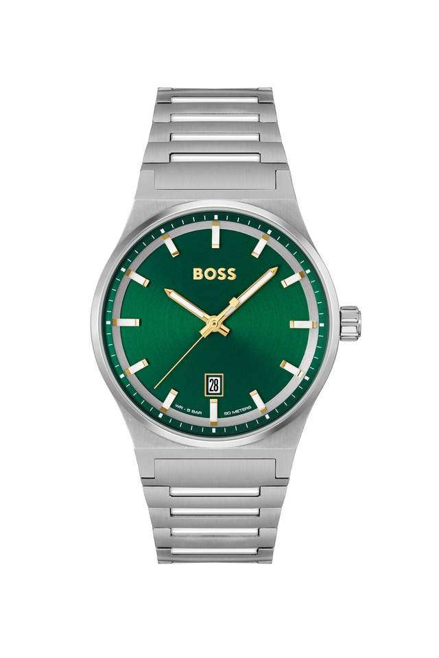 Candor-41-mm-Green-Dial-Stainless-Steel-Analog-Watch-For-Men---1514079