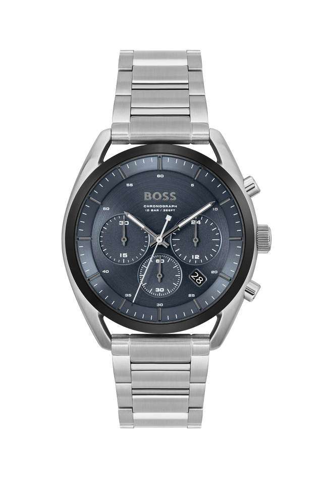 Top-44-mm-Blue-Dial-Stainless-Steel-Chronograph-Watch-For-Men---1514093