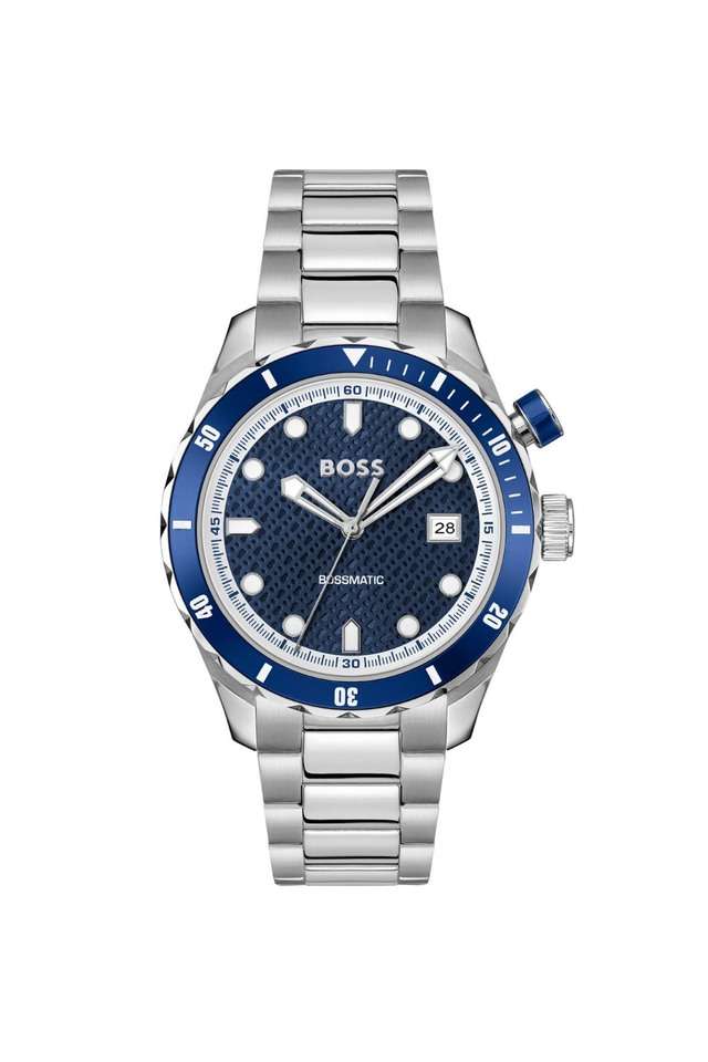 Bossmatic-42-mm-Blue-Dial-Stainless-Steel-Analogue-Watch-For-Men---1514177