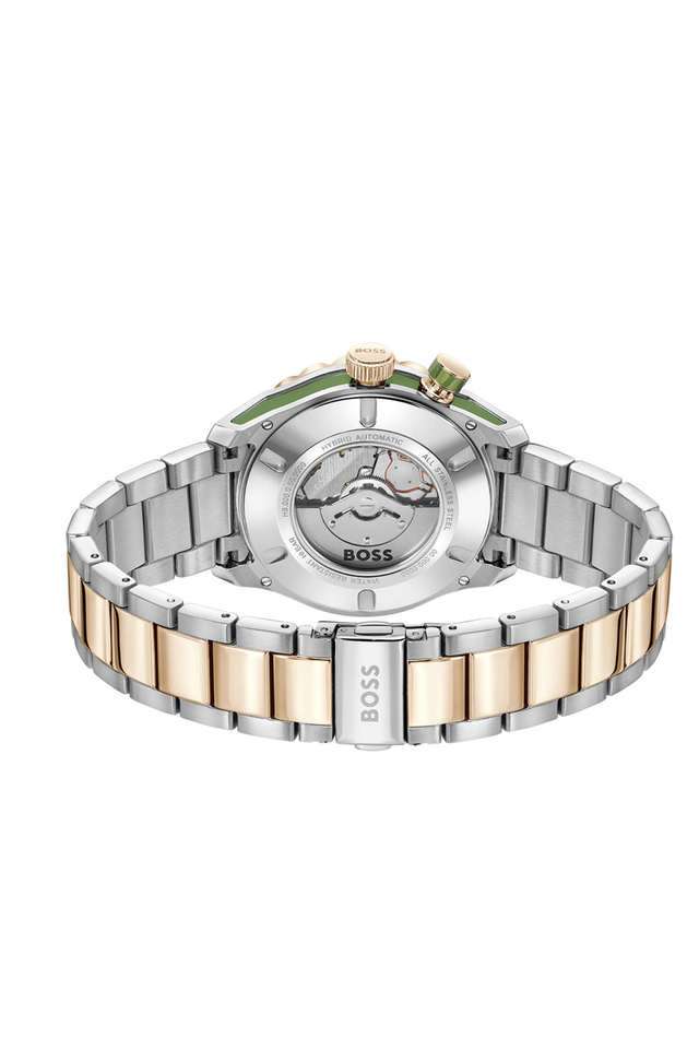 Buy BOSS green Bossmatic 42 mm Green Dial Stainless Steel Analogue