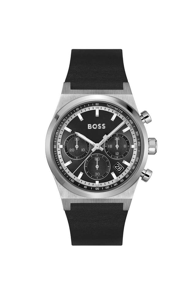 Candor-Chrono-Quartz-Fashion-Chrono-Black-Round-Dial-Men-s-Watch---1514218