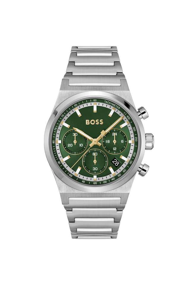Candor-Chrono-Quartz-Fashion-Chrono-Dark-Green-Round-Dial-Men-s-Watch---1514220