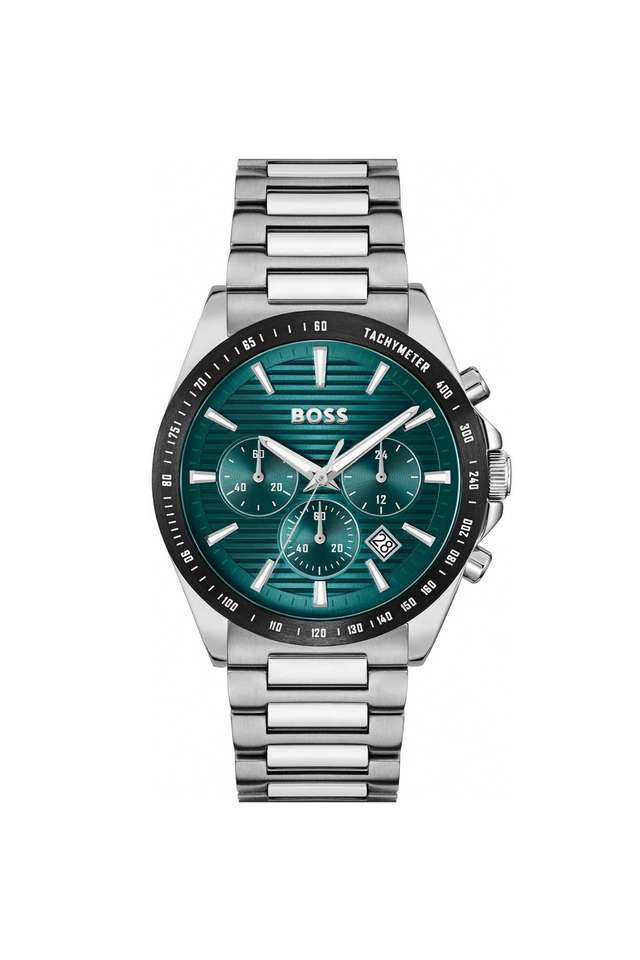 Strike-Quartz-Fashion-Chrono-Green-Round-Dial-Men-s-Watch---1514241