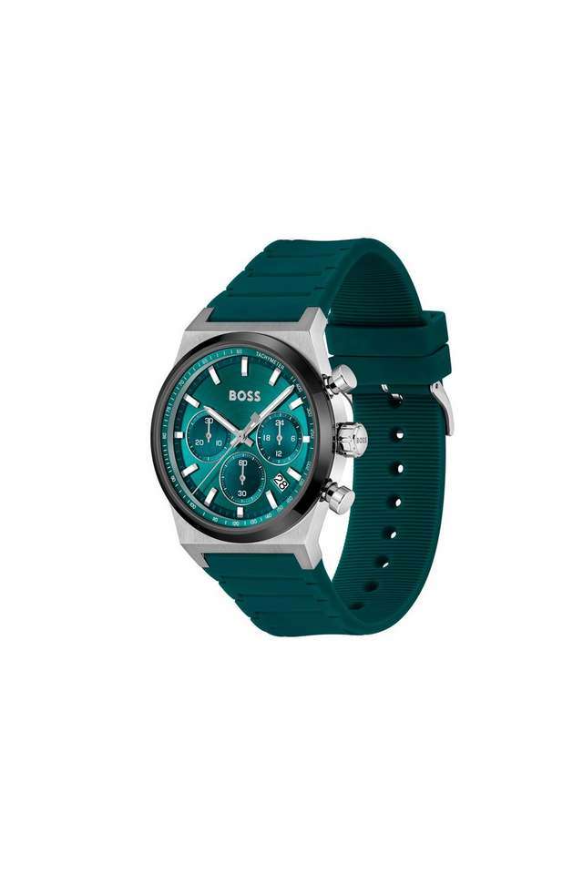 Buy BOSS green Candor Chrono Quartz Fashion Chrono Green Round