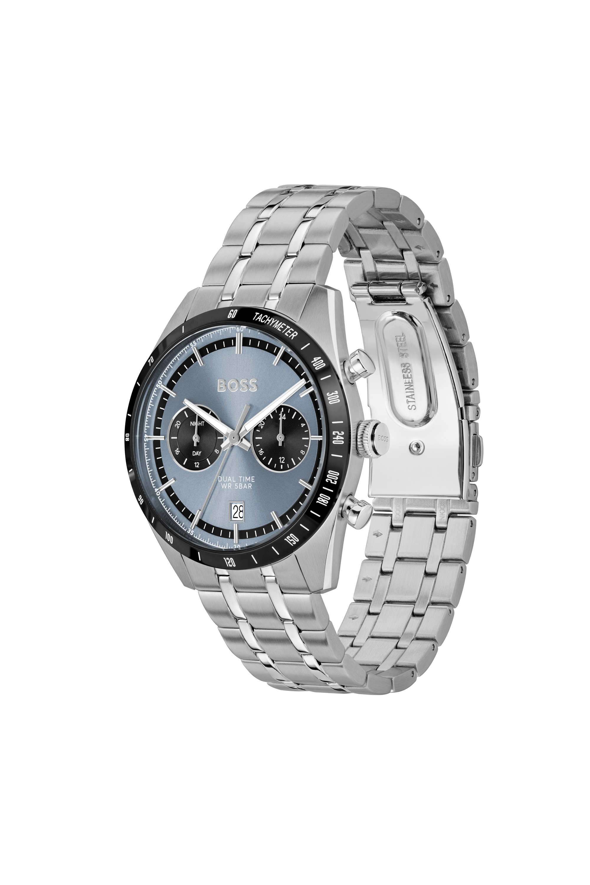 Buy Hugo Boss blue Tourmaster Quartz Multifunction Blue Round Dial