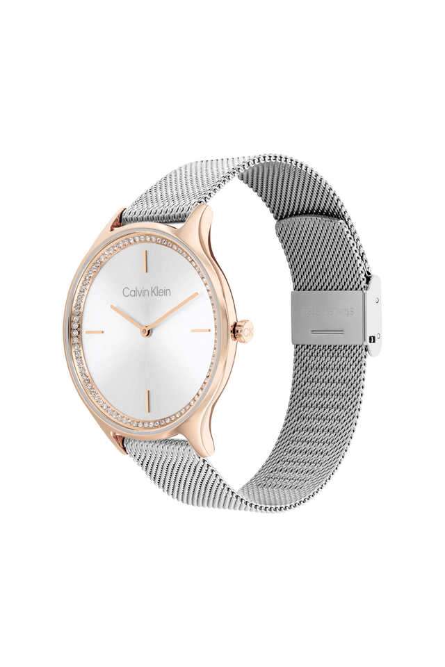 Timeless-38-mm-Silver-Dial-Stainless-Steel-Analogue-Watch-For-Women---25100006