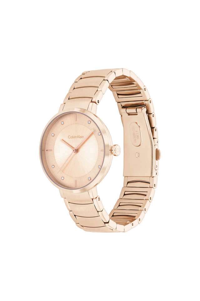 Sentiment-34-mm-Gold-Dial-Stainless-Steel-Analogue-Watch-For-Women---25100019