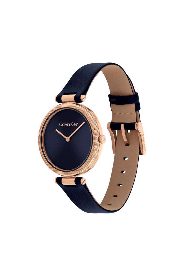 Gleam-32-mm-Blue-Dial-Leather-Analogue-Watch-For-Women---25100041