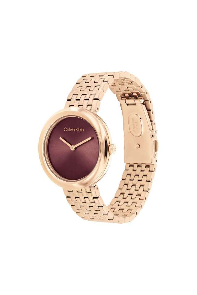 Twisted-Bezel-34-mm-Mauve-Dial-Stainless-Steel-Analogue-Watch-For-Women---25100067
