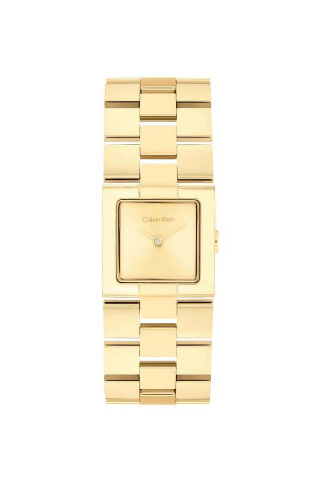 Ck-Meridian-Quartz-Basic-Slim-Thin-Gold-Square-Dial-Women-s-Watch---25100089