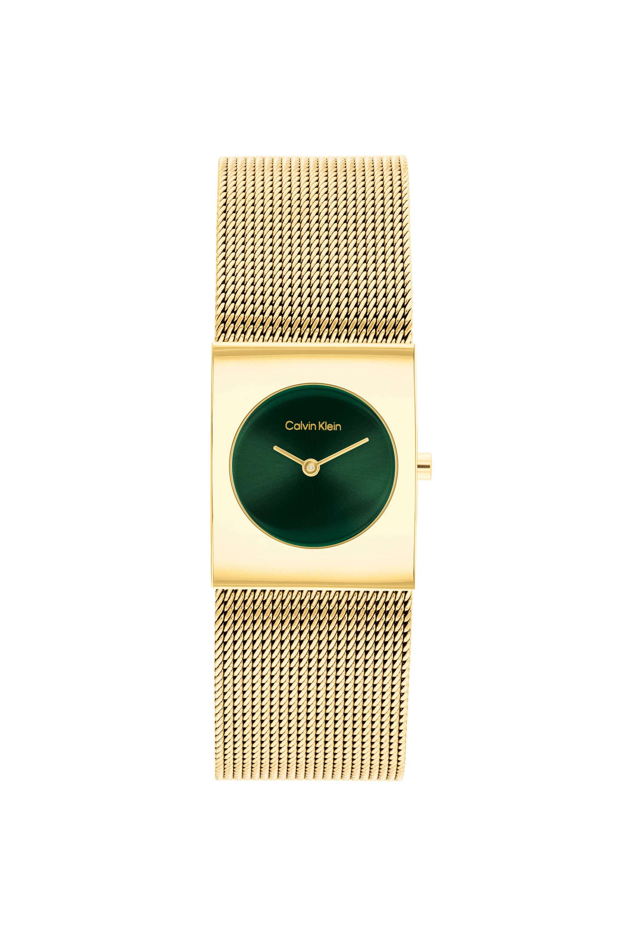 Pulse-Quartz-Basic-Slim-Green-Rectangle-Dial-Women-s-Watch---25100136