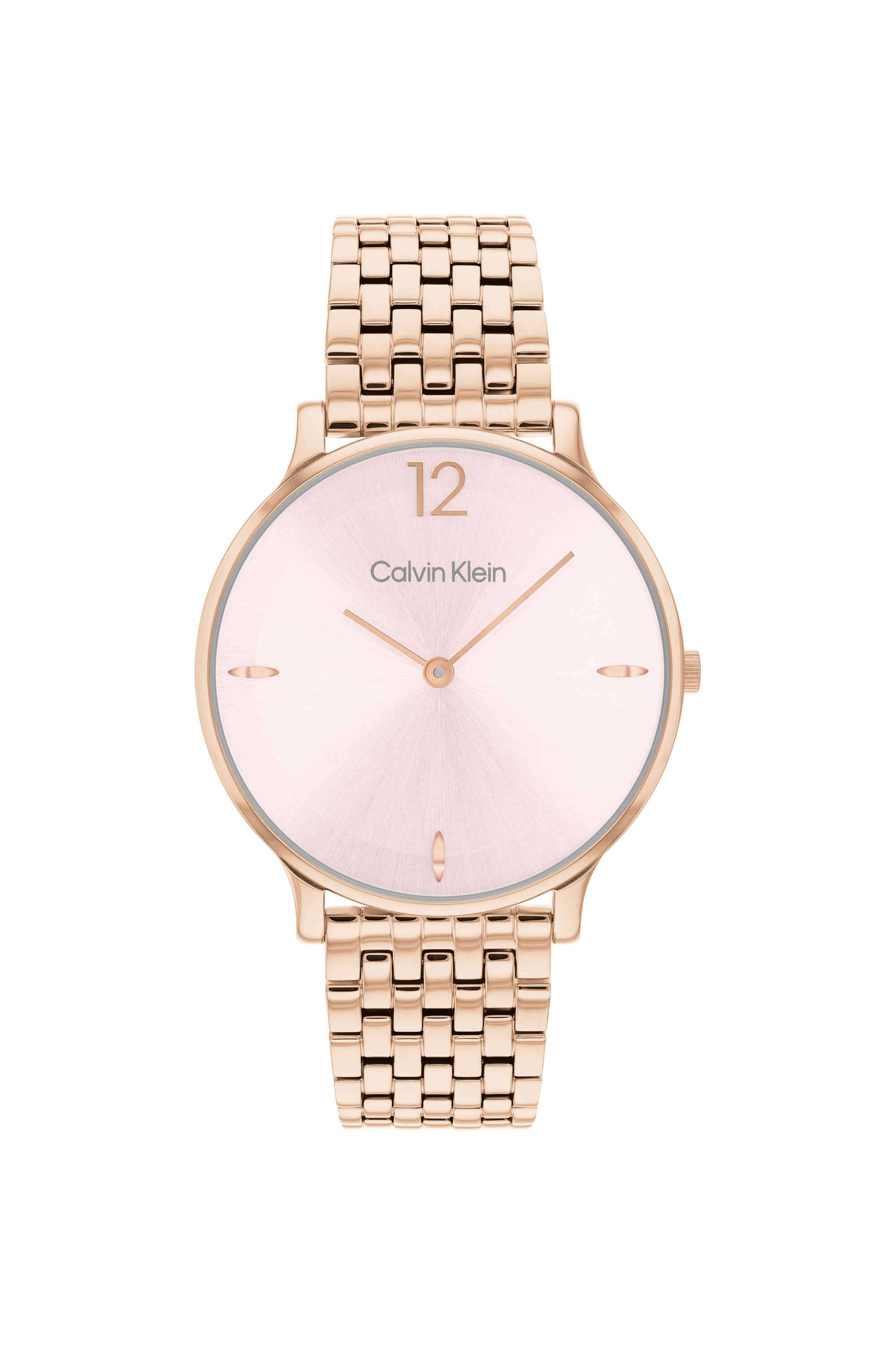 Luxe-34-mm-Pink-Dial-Stainless-Steel-Analogue-Watch-For-Women---25100170