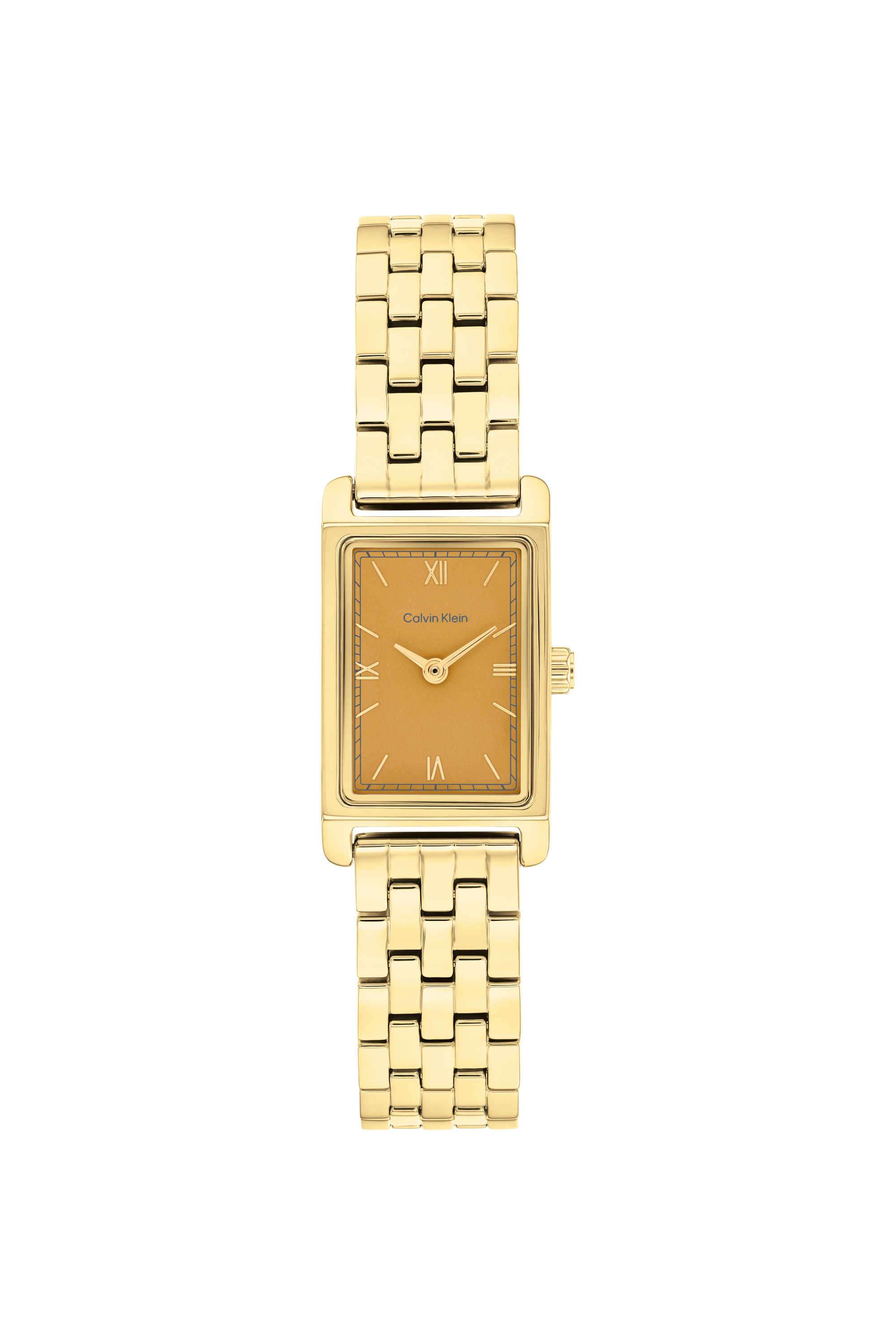 Light-16-mm-Gold-Dial-Stainless-Steel-Analogue-Watch-For-Women---25100198
