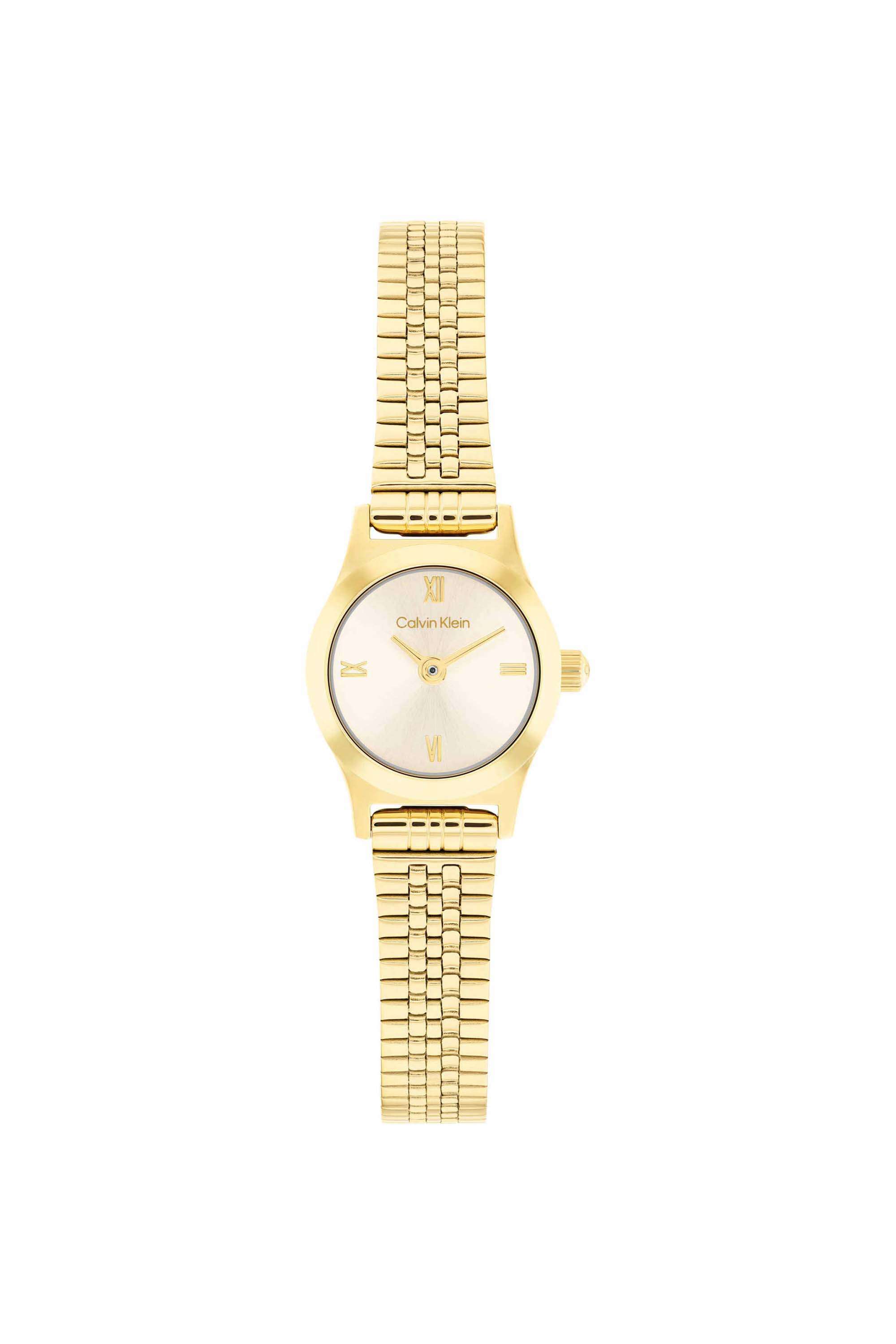 Contemporary-18-mm-Gold-Dial-Stainless-Steel-Analogue-Watch-For-Women---25100201
