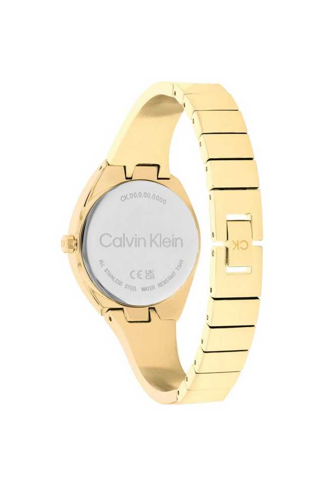 Charming-Champagne-Dial-Stainless-Steel-Analog-Watch-For-Women