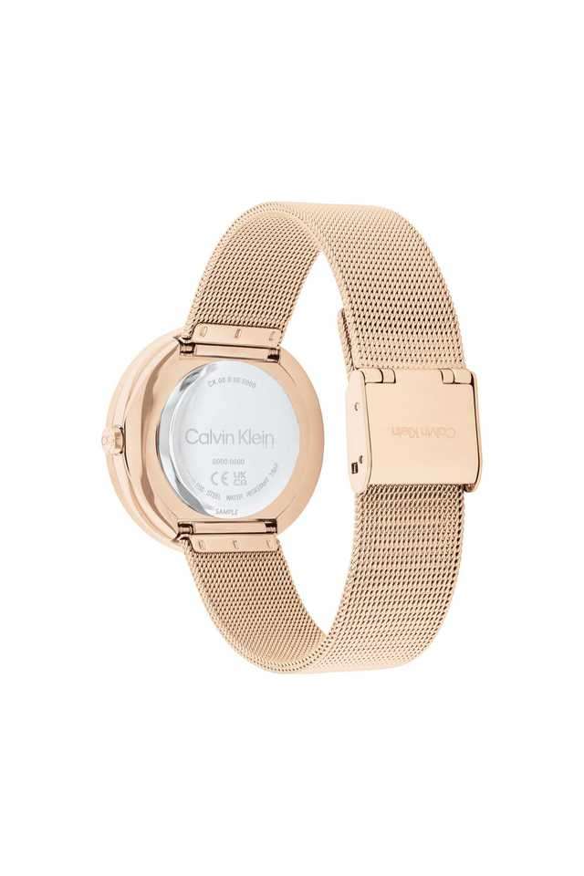 Twisted-Bezel-White-Dial-Stainless-Steel-Analog-Watch-For-Women