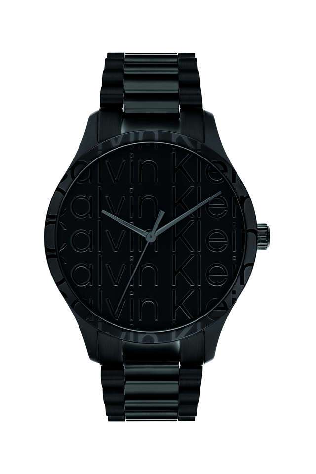 Iconic-Quartz-Black-Round-Dial-Unisex-Watch---25200344