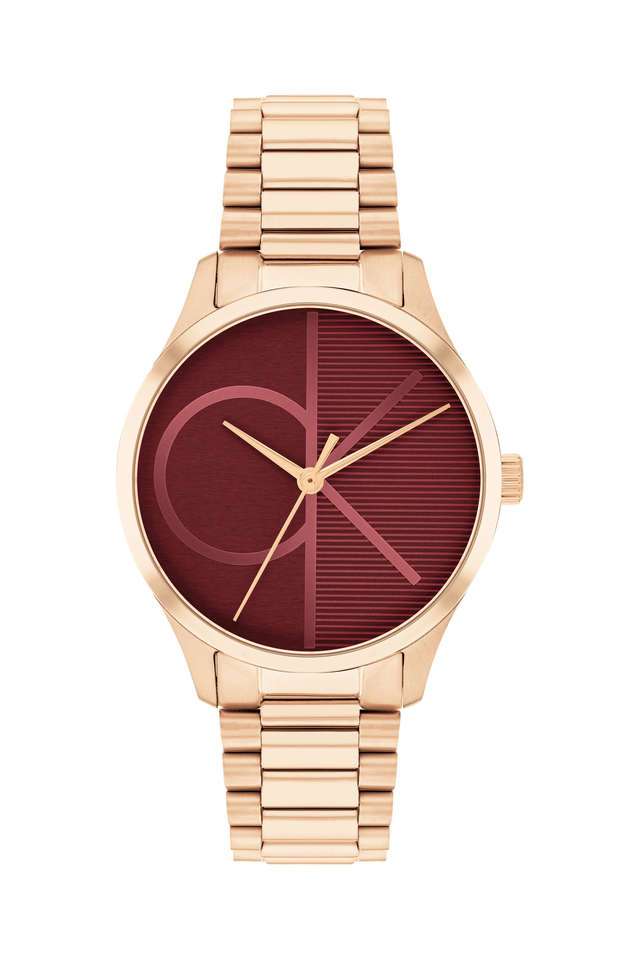 Iconic-Quartz-Red-Round-Dial-Unisex-Watch---25200347