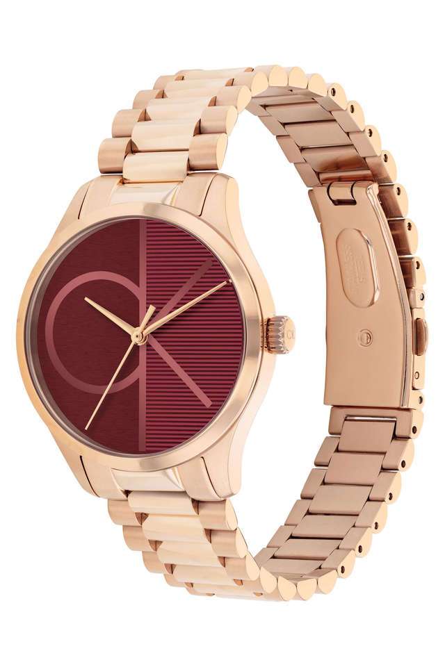 Iconic-Quartz-Red-Round-Dial-Unisex-Watch---25200347