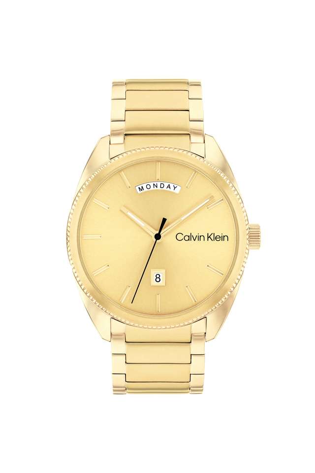 Progress-42-mm-Gold-Dial-Stainless-Steel-Analogue-Watch-For-Men---25200447