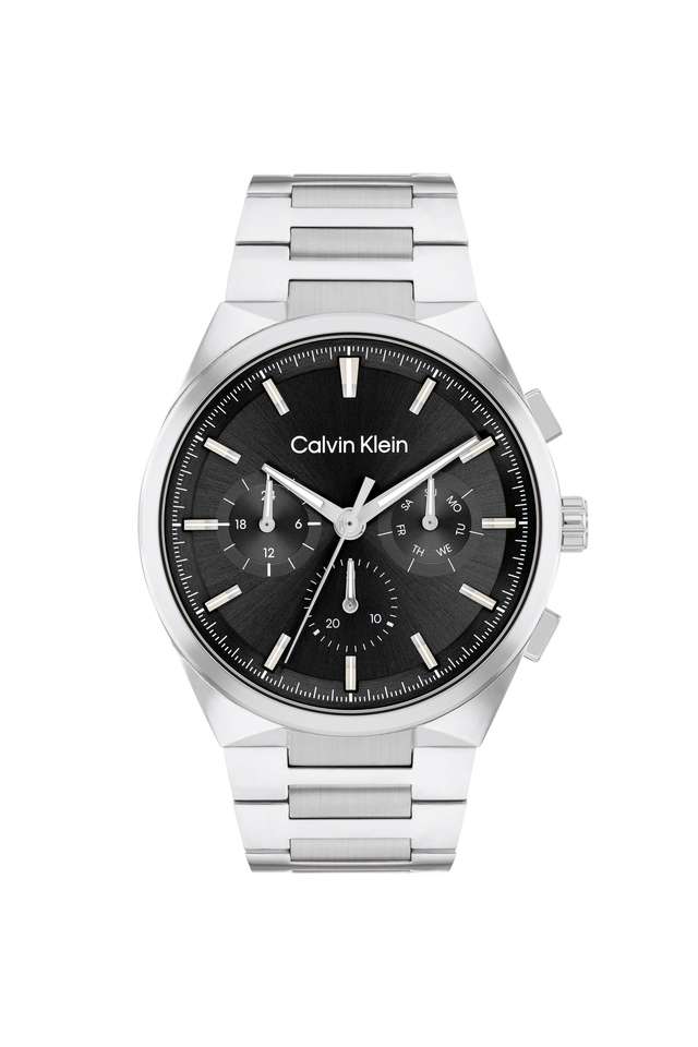 Distinguish-44-mm-Black-Dial-Stainless-Steel-Analogue-Watch-For-Men---25200459