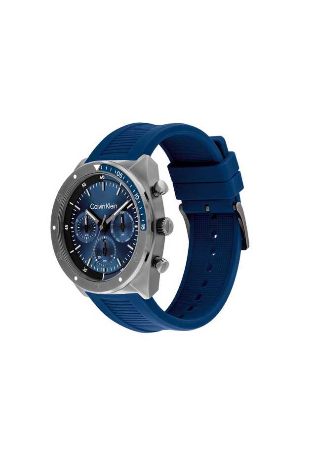 Buy CALVIN KLEIN NoColour Ck Flex multi-function Blue Tonneau Dial