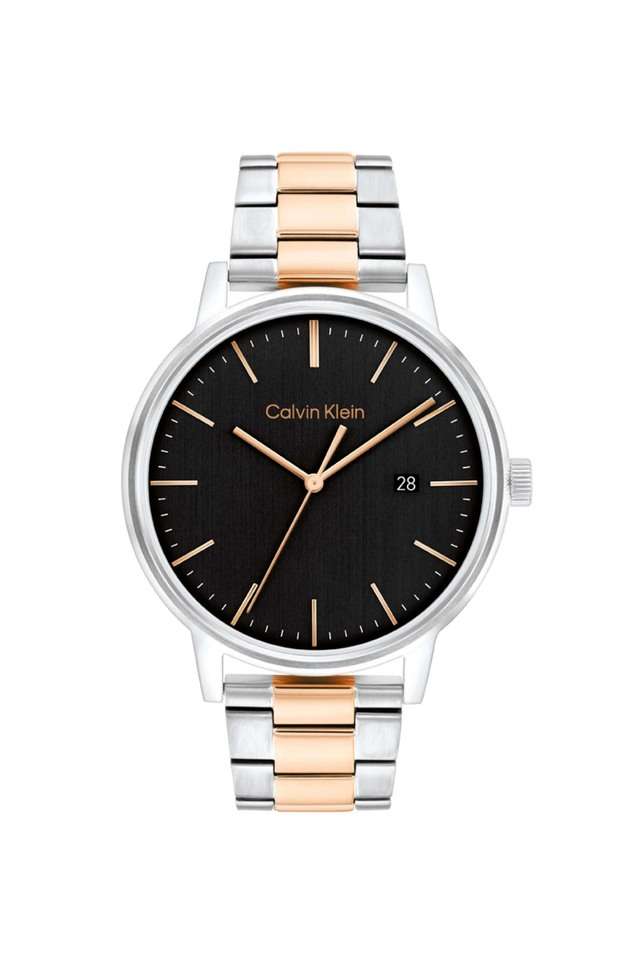 Linked-Bracelet-43-mm-Black-Dial-Stainless-Steel-Chronograph-Watch-for-Men---25200479