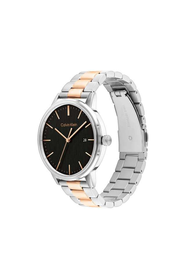 Linked-Bracelet-43-mm-Black-Dial-Stainless-Steel-Chronograph-Watch-for-Men---25200479
