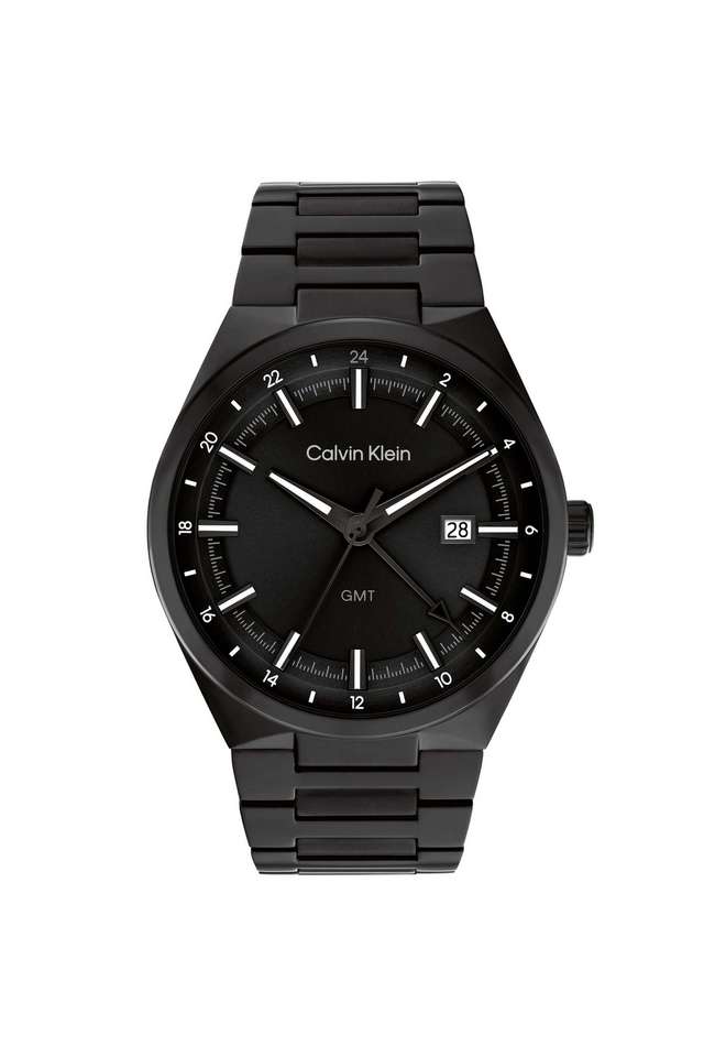 Distinguish-Quartz-Basic-Calendar-Black-Round-Dial-Men-s-Watch---25200490