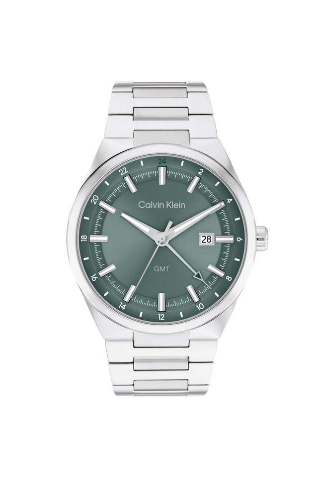 Distinguish-Quartz-Basic-Calendar-Green-Round-Dial-Men-s-Watch---25200492