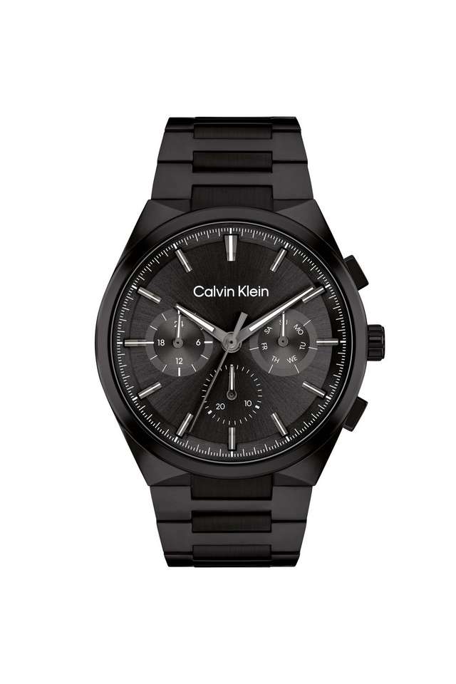 Distinguish-Quartz-Multifunction-Black-Round-Dial-Men-s-Watch---25200505