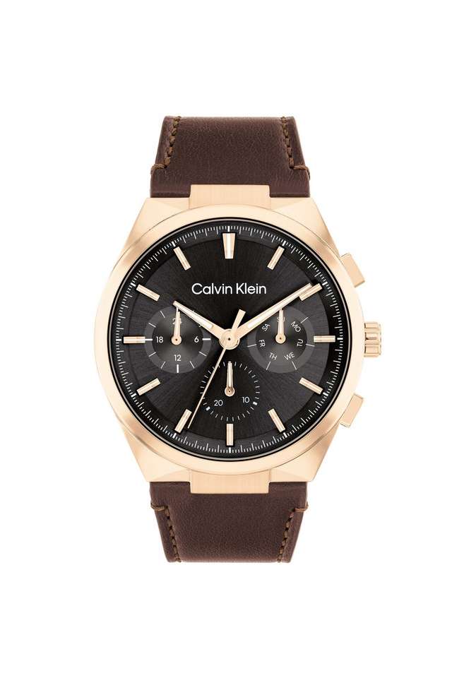 Distinguish-Quartz-Multifunction-Black-Round-Dial-Men-s-Watch---25200507